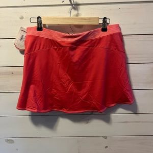 NWT Wilson Tennis Skirt Activewear Peach Skort Size L